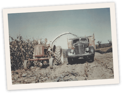 The farm in the early 1900s